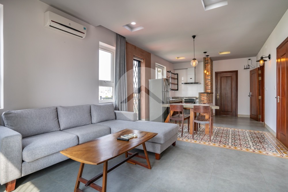 2 Bedroom Serviced Apartment For Rent - Tonle Bassac, Phnom Penh