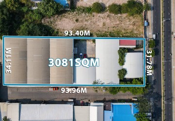 3,081 Sqm Warehouse For Sale - Chroy Changvar, Phnom Penh thumbnail