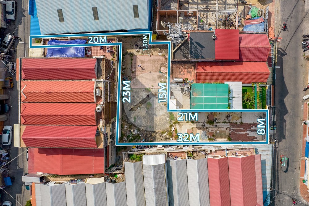 447 Sqm Land For Sale - Toul Tum Poung 1, Phnom Penh