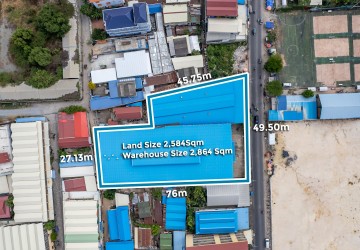 2,650 Sqm Warehouse For Rent - Toul Pongro, Phnom Penh thumbnail