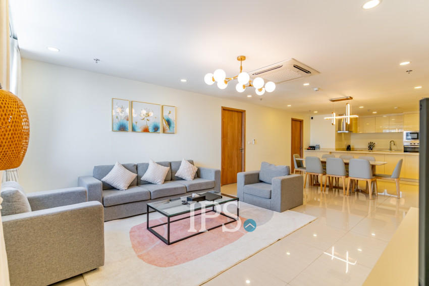 3 Bedroom Serviced Apartment For Rent - Toul Kork, Phnom Penh