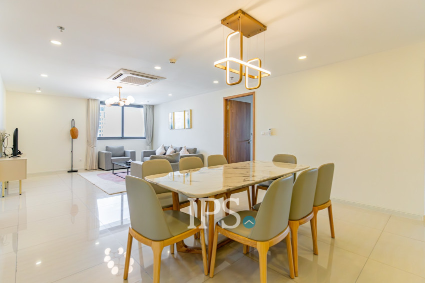 3 Bedroom Serviced Apartment For Rent - Toul Kork, Phnom Penh