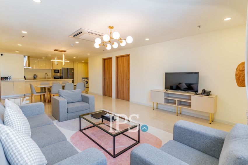 3 Bedroom Serviced Apartment For Rent - Toul Kork, Phnom Penh
