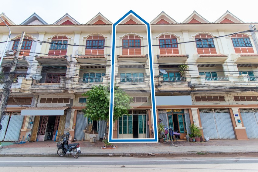 4 Bedroom Shophouse For Sale - Borey Seangnam, Chreav, Siem Reap