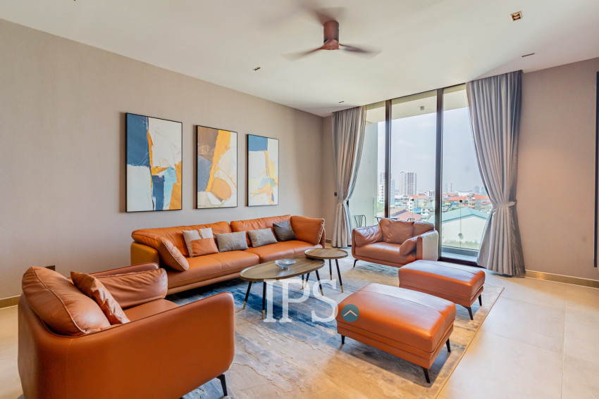 4 Bedroom Serviced Penthouse For Rent - Toul Kork, Phnom Penh