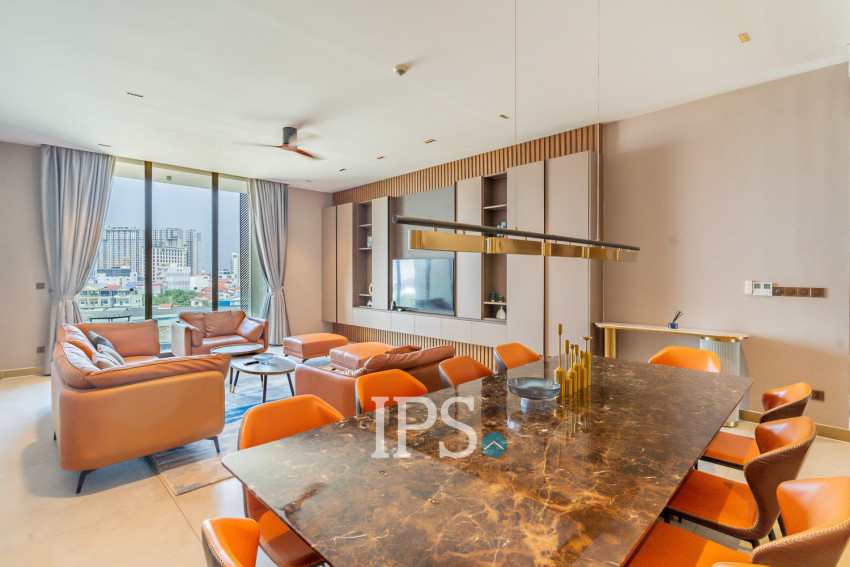 4 Bedroom Serviced Penthouse For Rent - Toul Kork, Phnom Penh
