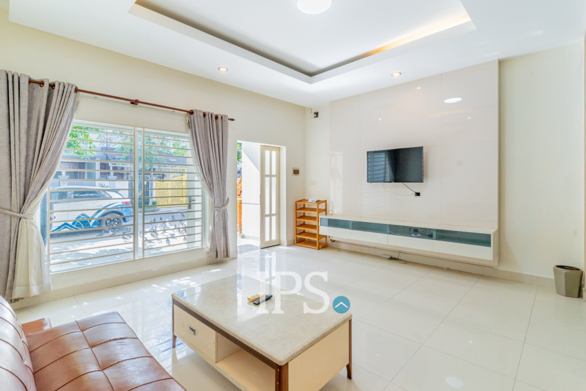 4 Bedroom Linked Villa For Rent - Borey Peng Huoth, Russey Keo, Phnom Penh
