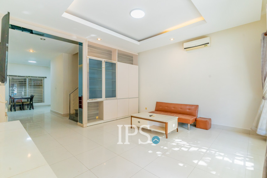 4 Bedroom Linked Villa For Rent - Borey Peng Huoth, Russey Keo, Phnom Penh