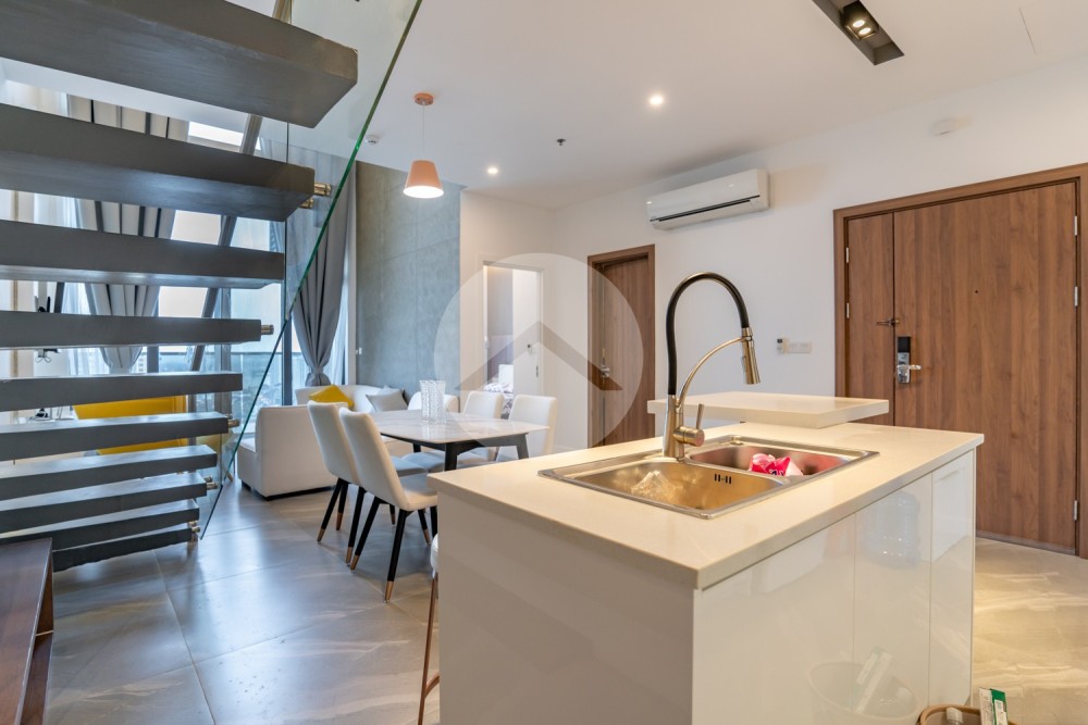 Duplex 2 Bedroom Condo For Rent - Chroy Changvar, Phnom Penh - Image 4