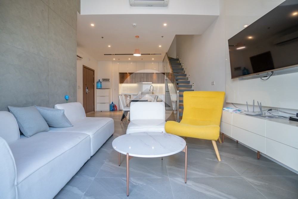 Duplex 2 Bedroom Condo For Rent - Chroy Changvar, Phnom Penh