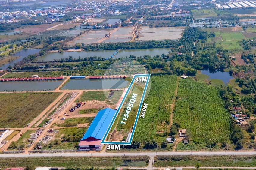 11,549 Sqm Land For Sale - Ta Khmau, Kandal