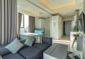 Studio Condo For Rent - J Tower 1, Tonle Bassac, Phnom Penh thumbnail