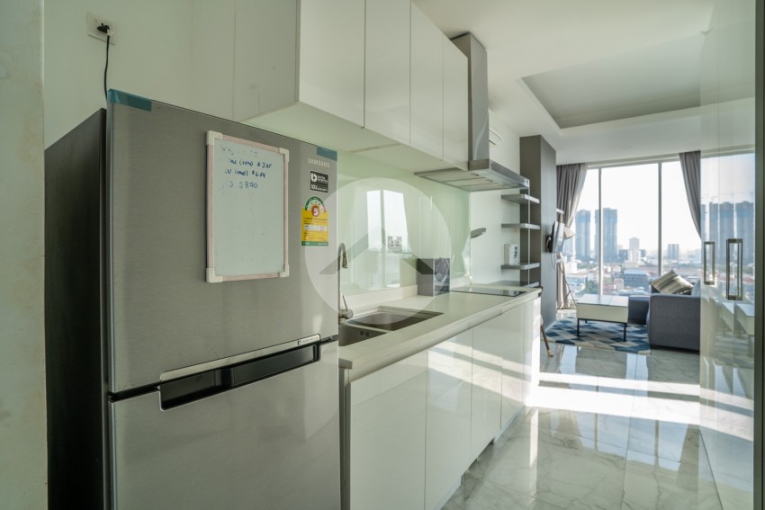 Studio Condo For Rent - J Tower 1, Tonle Bassac, Phnom Penh