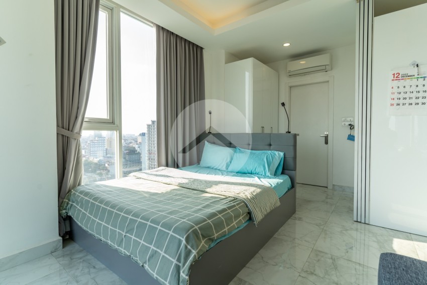 Studio Condo For Rent - J Tower 1, Tonle Bassac, Phnom Penh