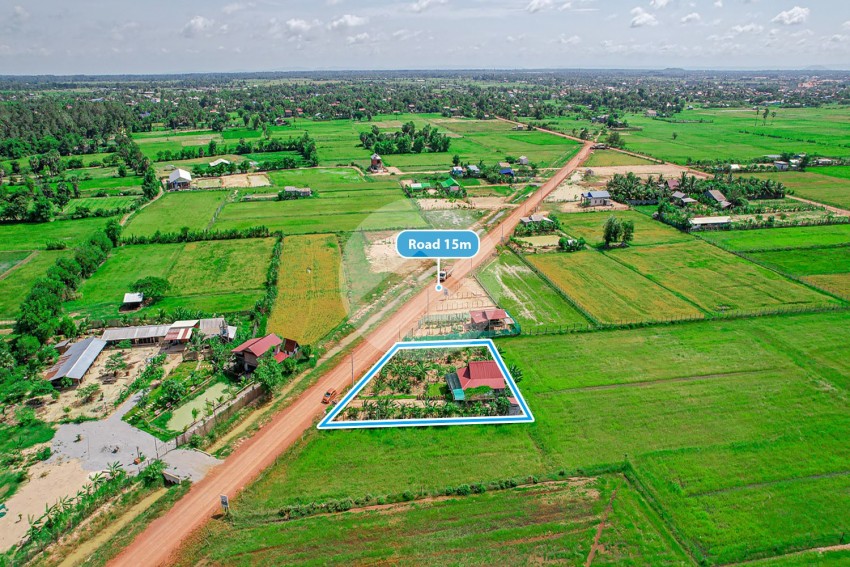 870 Sqm Residential Land For Sale -  Krabei Riel, Siem Reap