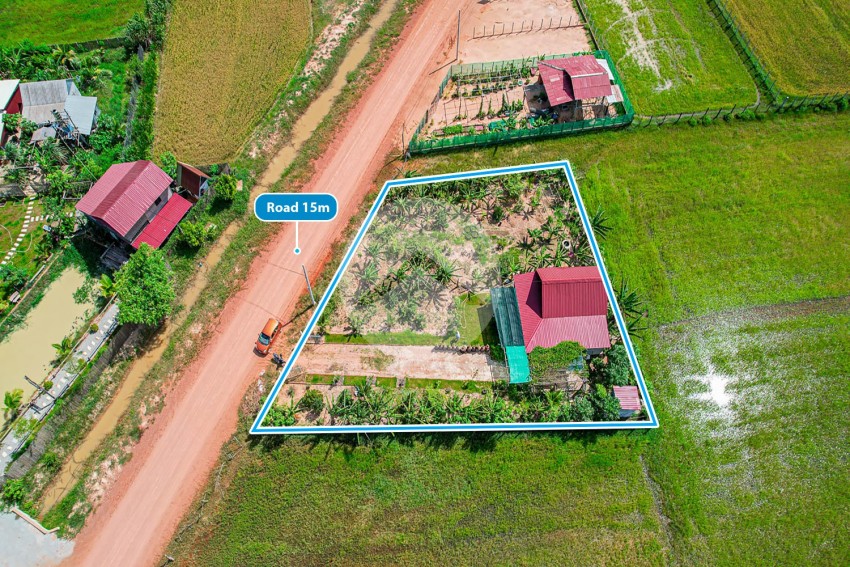 870 Sqm Residential Land For Sale -  Krabei Riel, Siem Reap