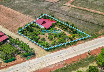870 Sqm Residential Land For Sale -  Krabei Riel, Siem Reap thumbnail