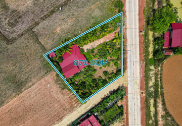 870 Sqm Residential Land For Sale -  Krabei Riel, Siem Reap thumbnail