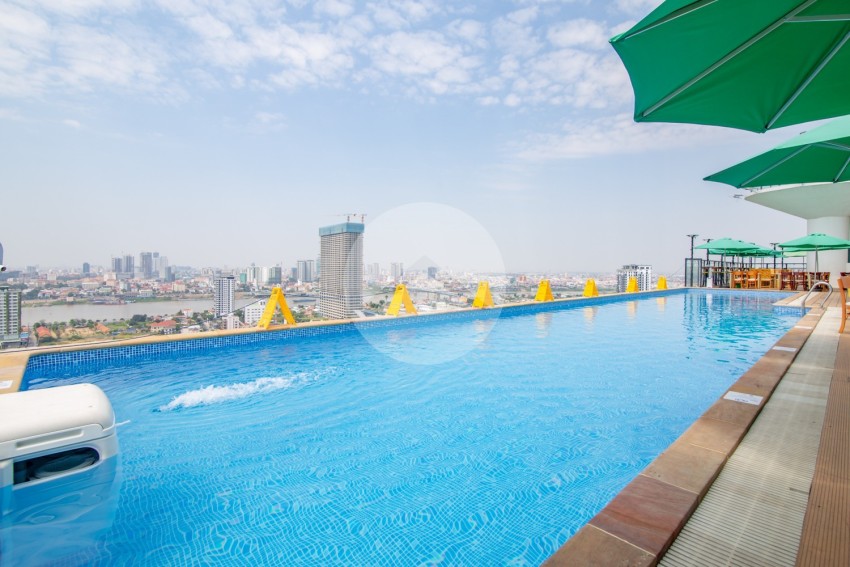 13th Floor Studio Condo For Sale - The Vincent, Chroy Changvar, Phnom Penh