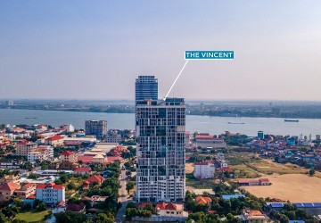 13th Floor Studio Condo For Sale - The Vincent, Chroy Changvar, Phnom Penh thumbnail