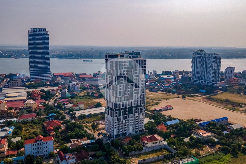 13th Floor Studio Condo For Sale - The Vincent, Chroy Changvar, Phnom Penh