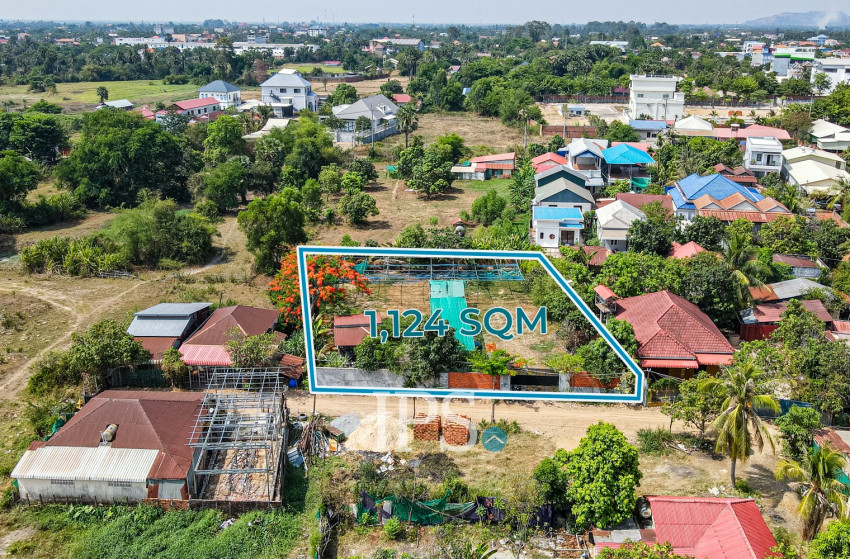 1,124 Sqm Residential Land For Sale - Sala Kamreuk, Siem Reap