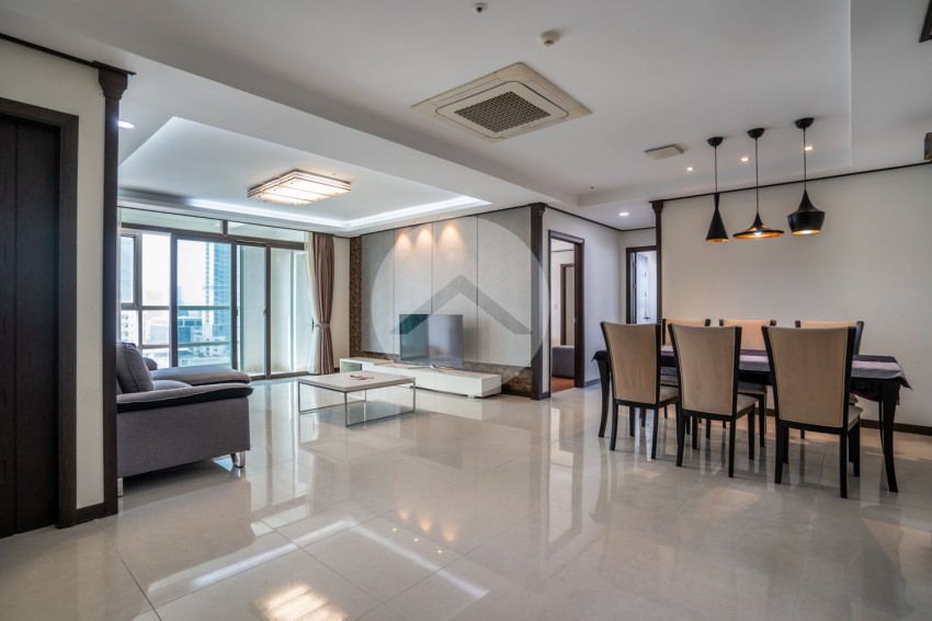 3 Bedroom Condo For Rent - De Castle Royal, BKK1, Phnom Penh