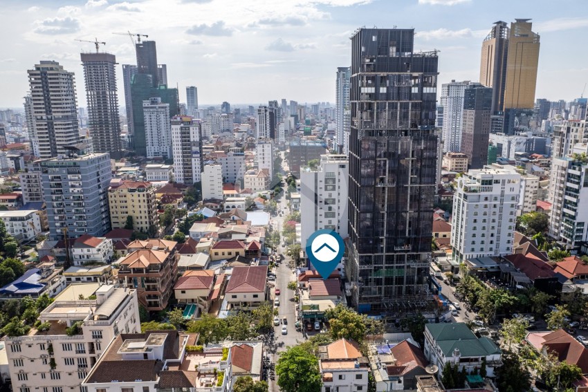 582 Sqm Corner Plot Land For Sale - BKK1, Phnom Penh