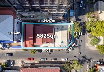 582 Sqm Corner Plot Land For Sale - BKK1, Phnom Penh thumbnail