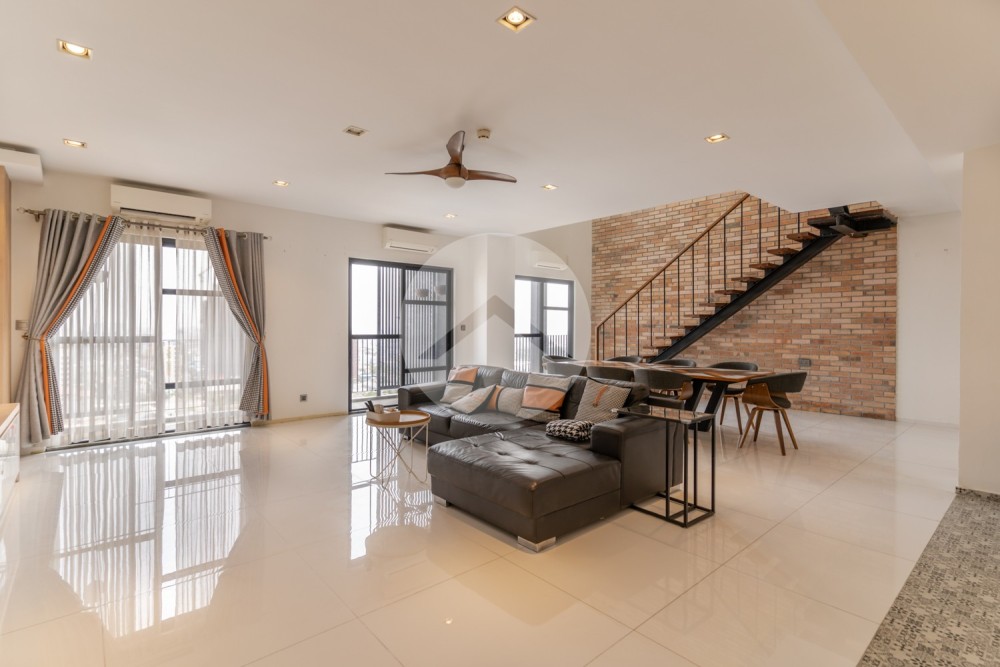 2 Bedroom Duplex Penthouse For Rent - Sen Sok, Phnom Penh - Image 4