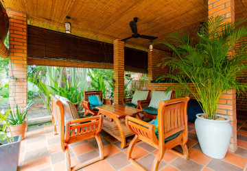 8 Bedroom Wooden House For Rent - Chreav, Siem Reap thumbnail