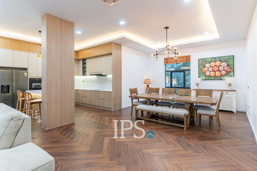 Renovated 3 Bedroom Apartment For Rent - Beoung Raing, Phnom Penh