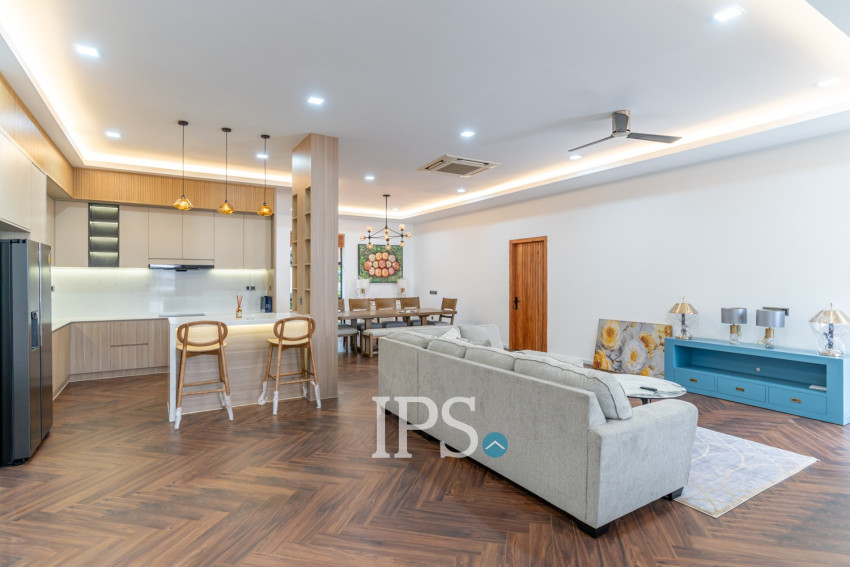 Renovated 3 Bedroom Apartment For Rent - Beoung Raing, Phnom Penh