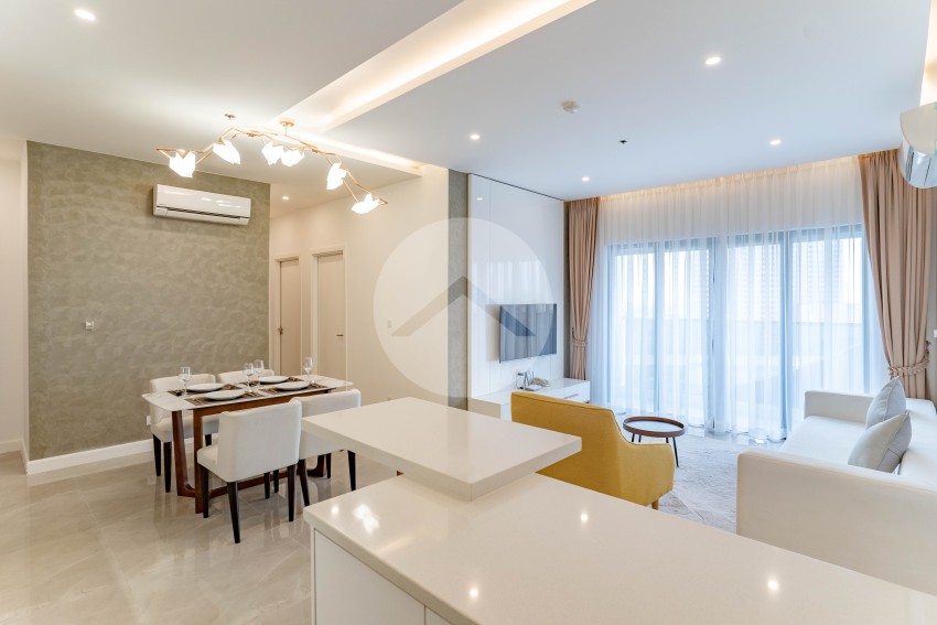 9th Floor 2 Bedroom Condo For Sale - Peninsula Residence, Chroy Changvar, Phnom Penh