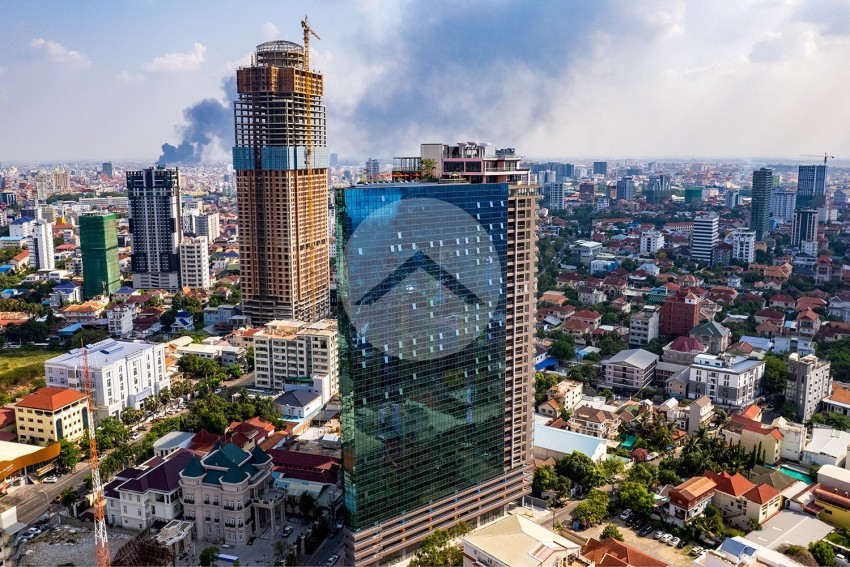 24th Floor Studio Condo For Sale - Time Square 3, Boeung Kak 1, Phnom Penh