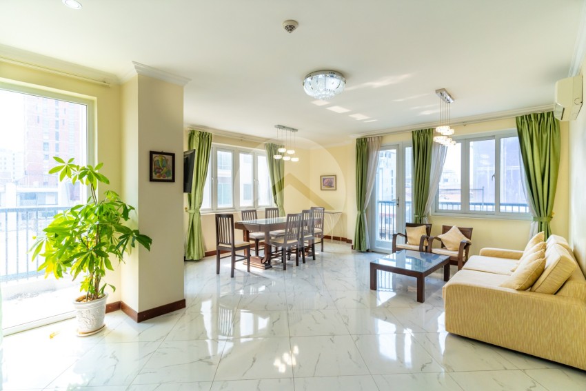 3 Bedroom Serviced Apartment For Rent - Beoung Prolit, Phnom Penh