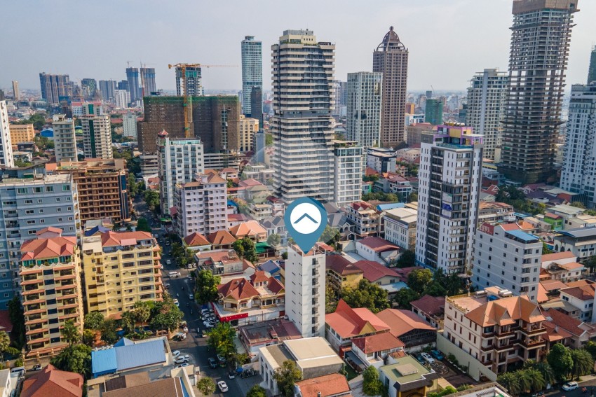 9 Floor Apartment Building For Rent - BKK1, Phnom Penh