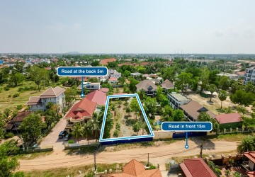 1,411 Sqm Commercial Land For Sale - Near National Road 6, Svay Dangkum, Siem Reap thumbnail