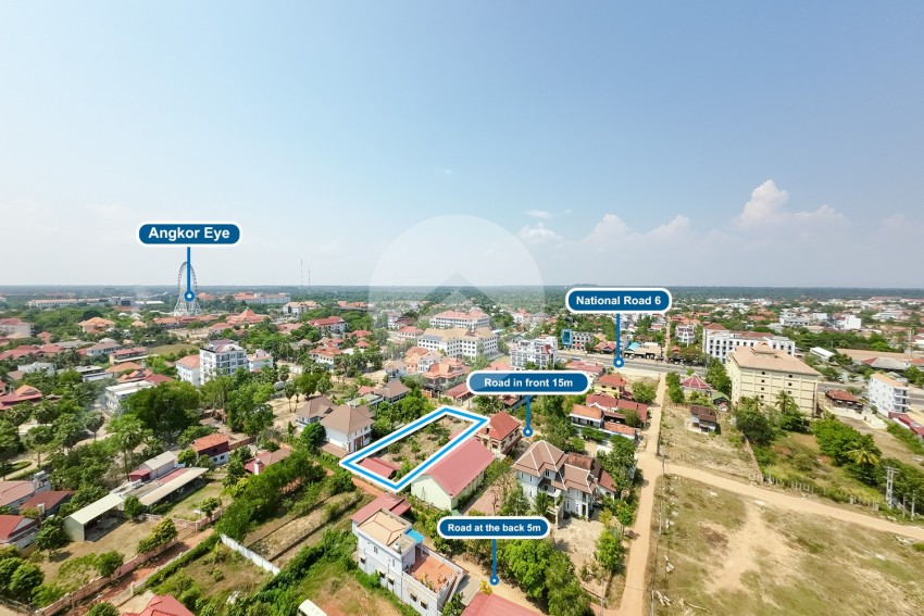 1,411 Sqm Commercial Land For Sale - Near National Road 6, Svay Dangkum, Siem Reap