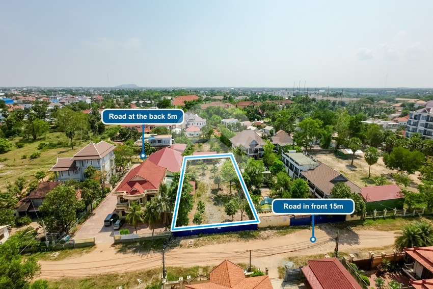 1,411 Sqm Commercial Land For Sale - Near National Road 6, Svay Dangkum, Siem Reap