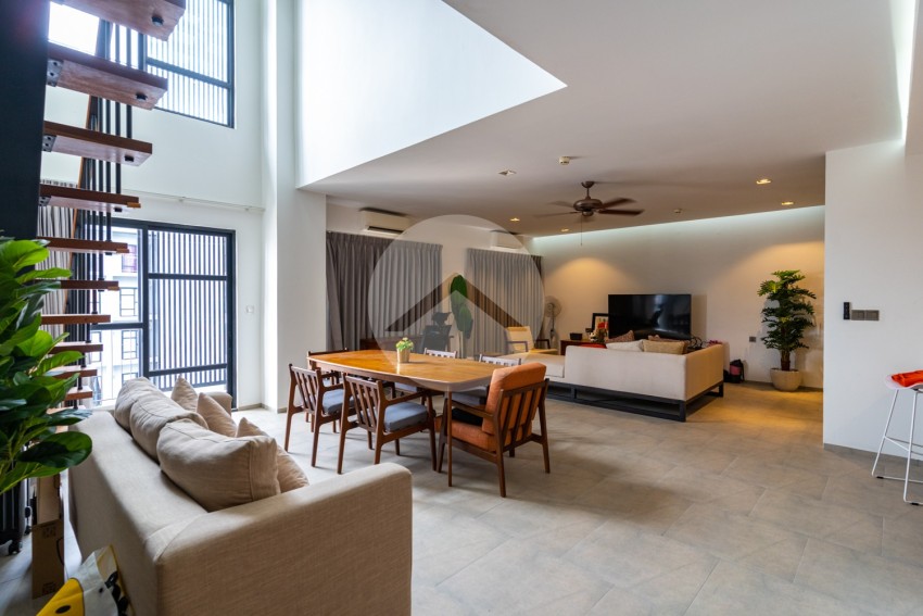 2 Bedroom Duplex Penthouse For Rent - Sen Sok, Phnom Penh