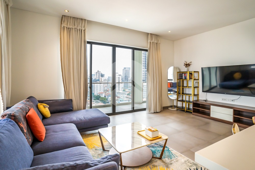 2 Bedroom Condo For Rent Embassy Central - BKK1, Phnom Penh - Image 3