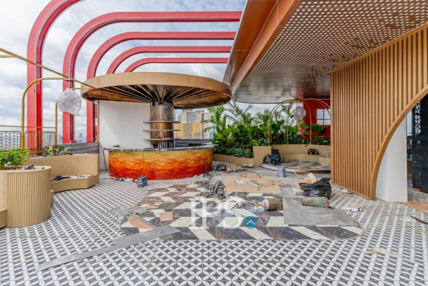 24th Floor 1 Bedroom Condo Type B3 For Sale - Time Square 306, BKK1, Phnom Penh