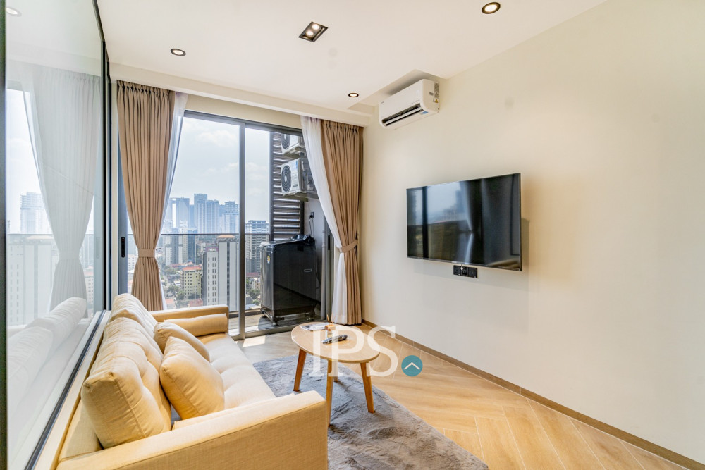 24th Floor 1 Bedroom Condo (Type B3) For Sale - Time Square 306, BKK1, Phnom Penh - Image 4