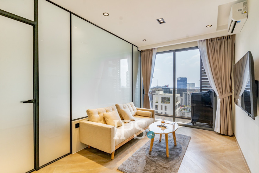 24th Floor 1 Bedroom Condo Type B3 For Sale - Time Square 306, BKK1, Phnom Penh