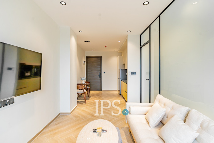 24th Floor 1 Bedroom Condo Type B3 For Sale - Time Square 306, BKK1, Phnom Penh