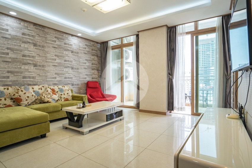 2 Bedroom Condo For Rent - DeCastle Royal, BKK1, Phnom Penh