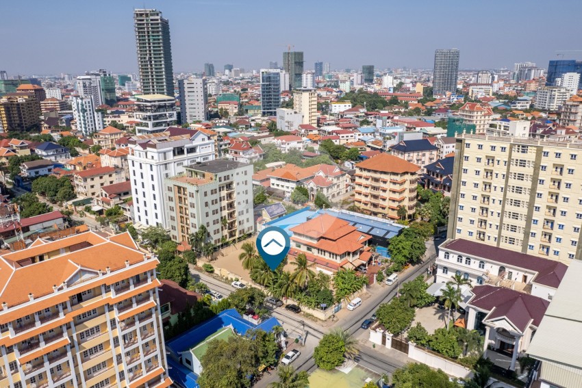 1253 Sqm Commercial Land For Rent - Boeung Kak 2, Toul Kork, Phnom Penh