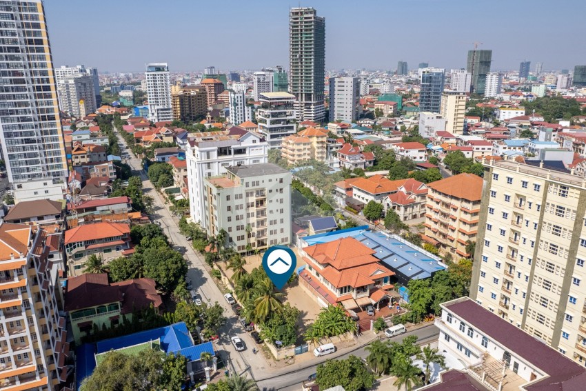 1253 Sqm Commercial Land For Rent - Boeung Kak 2, Toul Kork, Phnom Penh