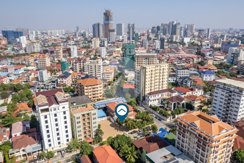 1253 Sqm Commercial Land For Rent - Boeung Kak 2, Toul Kork, Phnom Penh